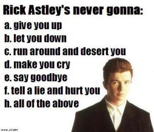 Is Rick Astley a separate meme from Rickrolling?